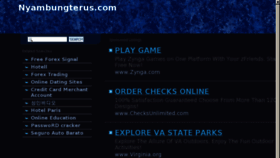 What Nyambungterus.com website looked like in 2013 (10 years ago)