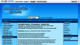 What Namengifs.de website looked like in 2013 (10 years ago)