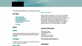 What Nextsmallthings.com website looked like in 2013 (11 years ago)