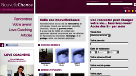 What Nouvellechance.ch website looked like in 2013 (10 years ago)