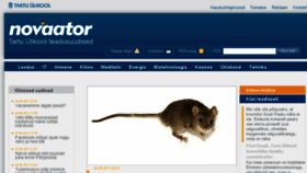 What Novaator.ee website looked like in 2013 (10 years ago)