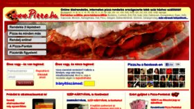 What Norbi.pizza.hu website looked like in 2013 (10 years ago)