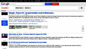 What News.google.fr website looked like in 2013 (10 years ago)