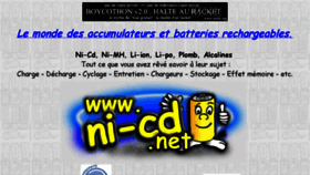 What Ni-cd.net website looked like in 2013 (10 years ago)