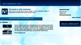 What Netcluesdemo.com website looked like in 2013 (10 years ago)