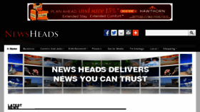 What Newsheads.com website looked like in 2013 (10 years ago)