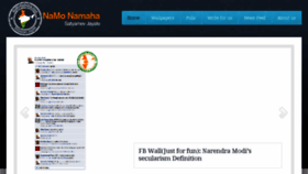 What Namonamaha.com website looked like in 2013 (10 years ago)