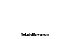 What Nolabelserver.com website looked like in 2013 (10 years ago)