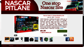 What Nascarpitlane.com website looked like in 2013 (10 years ago)
