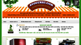 What Nuocchat.com website looked like in 2013 (10 years ago)