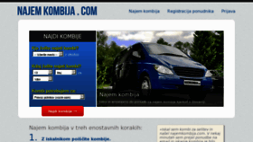 What Najemkombija.com website looked like in 2013 (10 years ago)