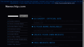 What Nanochip.com website looked like in 2013 (10 years ago)