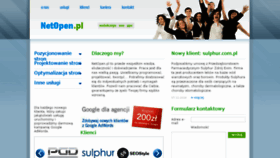 What Netopen.pl website looked like in 2013 (10 years ago)
