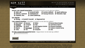 What Nemsitt.hu website looked like in 2013 (10 years ago)