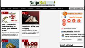What Naijabolt.com website looked like in 2013 (10 years ago)
