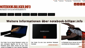 What Notebook-billiger.info website looked like in 2013 (10 years ago)