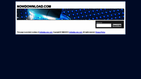 What Nowdownload.com website looked like in 2013 (10 years ago)