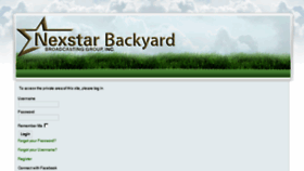 What Nexstarbackyard.com website looked like in 2013 (10 years ago)