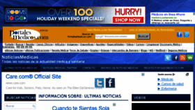 What Noticiasmedicas.es website looked like in 2014 (10 years ago)