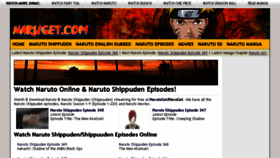 What Naruget.net website looked like in 2014 (10 years ago)