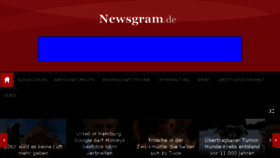 What Newsgram.de website looked like in 2014 (10 years ago)