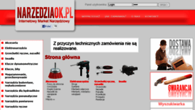 What Narzedziaok.pl website looked like in 2014 (10 years ago)