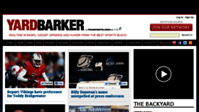 What Network.yardbarker.com website looked like in 2014 (10 years ago)