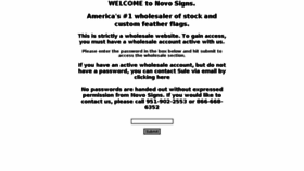 What Novosigns.com website looked like in 2014 (10 years ago)