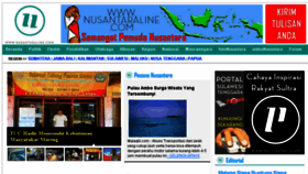 What Nusantaraline.com website looked like in 2014 (10 years ago)