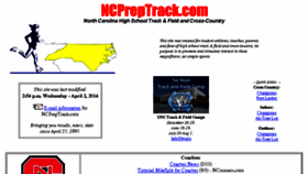 What Ncpreptrack.net website looked like in 2014 (10 years ago)