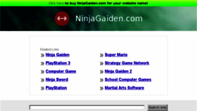 What Ninjagaiden.com website looked like in 2014 (10 years ago)