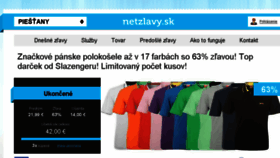 What Netzlavy.sk website looked like in 2014 (10 years ago)