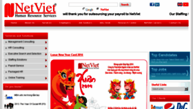 What Netviet.com.vn website looked like in 2014 (10 years ago)