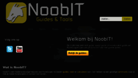 What Noobit.nl website looked like in 2014 (10 years ago)