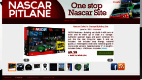 What Nascarpitlane.com website looked like in 2014 (10 years ago)