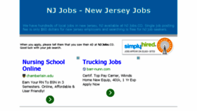 What Njjobs.co website looked like in 2014 (10 years ago)