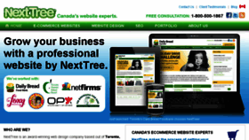 What Nexttree.com website looked like in 2014 (10 years ago)