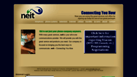 What Neitel.net website looked like in 2014 (10 years ago)