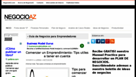 What Negocioaz.com website looked like in 2014 (10 years ago)
