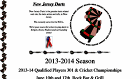 What Njdarts.com website looked like in 2014 (10 years ago)