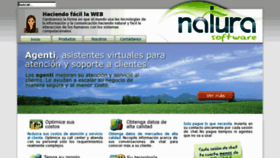 What Naturasoftware.com website looked like in 2014 (10 years ago)