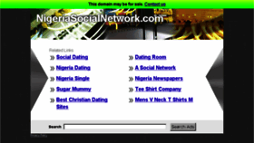 What Nigeriasocialnetwork.com website looked like in 2014 (10 years ago)