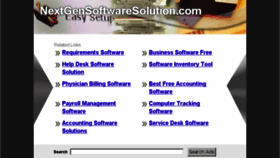 What Nextgensoftwaresolution.com website looked like in 2014 (10 years ago)