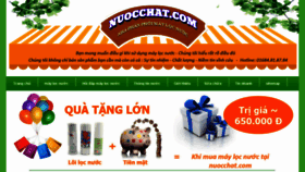 What Nuocchat.com website looked like in 2014 (10 years ago)