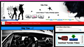 What Nikipink.com website looked like in 2014 (9 years ago)