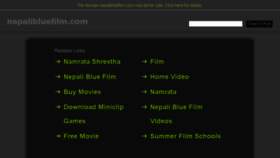 What Nepalibluefilm.com website looked like in 2014 (9 years ago)