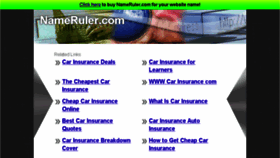What Nameruler.com website looked like in 2014 (11 years ago)