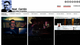 What Noelcarrion.com website looked like in 2014 (9 years ago)