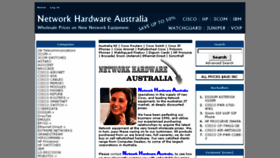 What Networkhardware.com.au website looked like in 2014 (9 years ago)