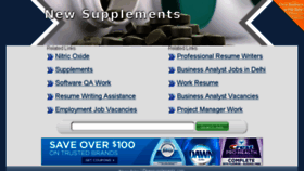 What Newsupplements.com website looked like in 2014 (10 years ago)